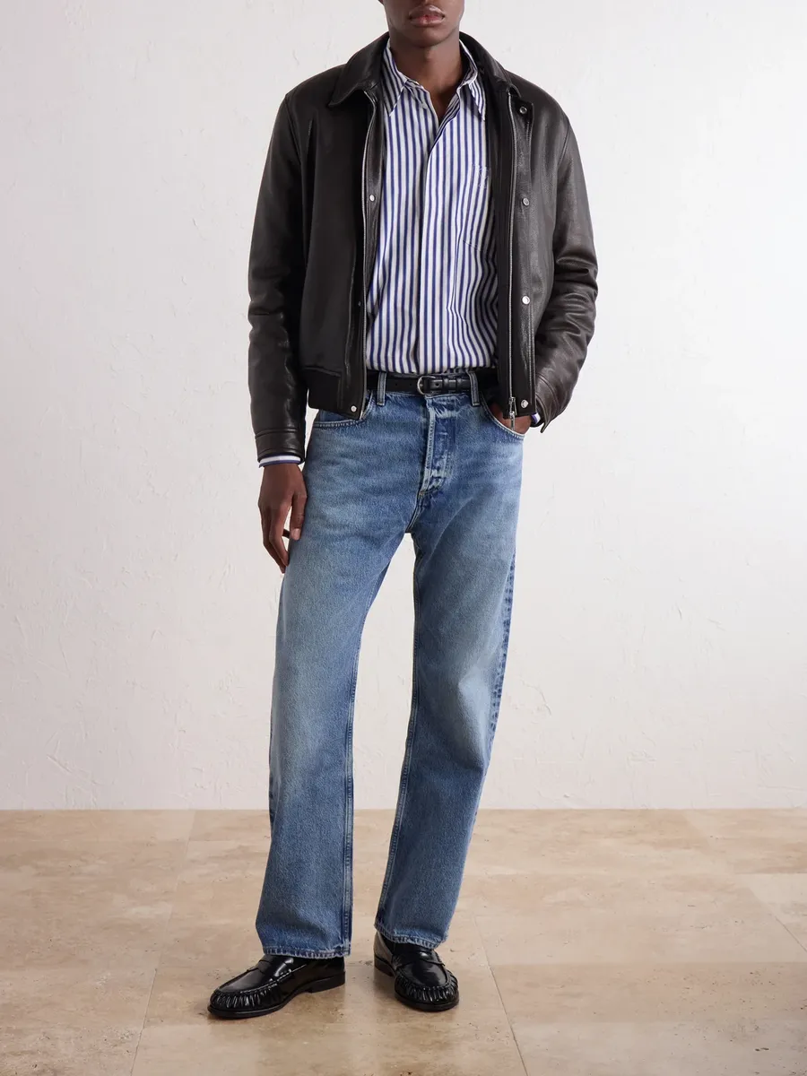 AGOLDE Magnus Straight-Leg Distressed Organic Cotton Jeans - Men | Thumbnail 2