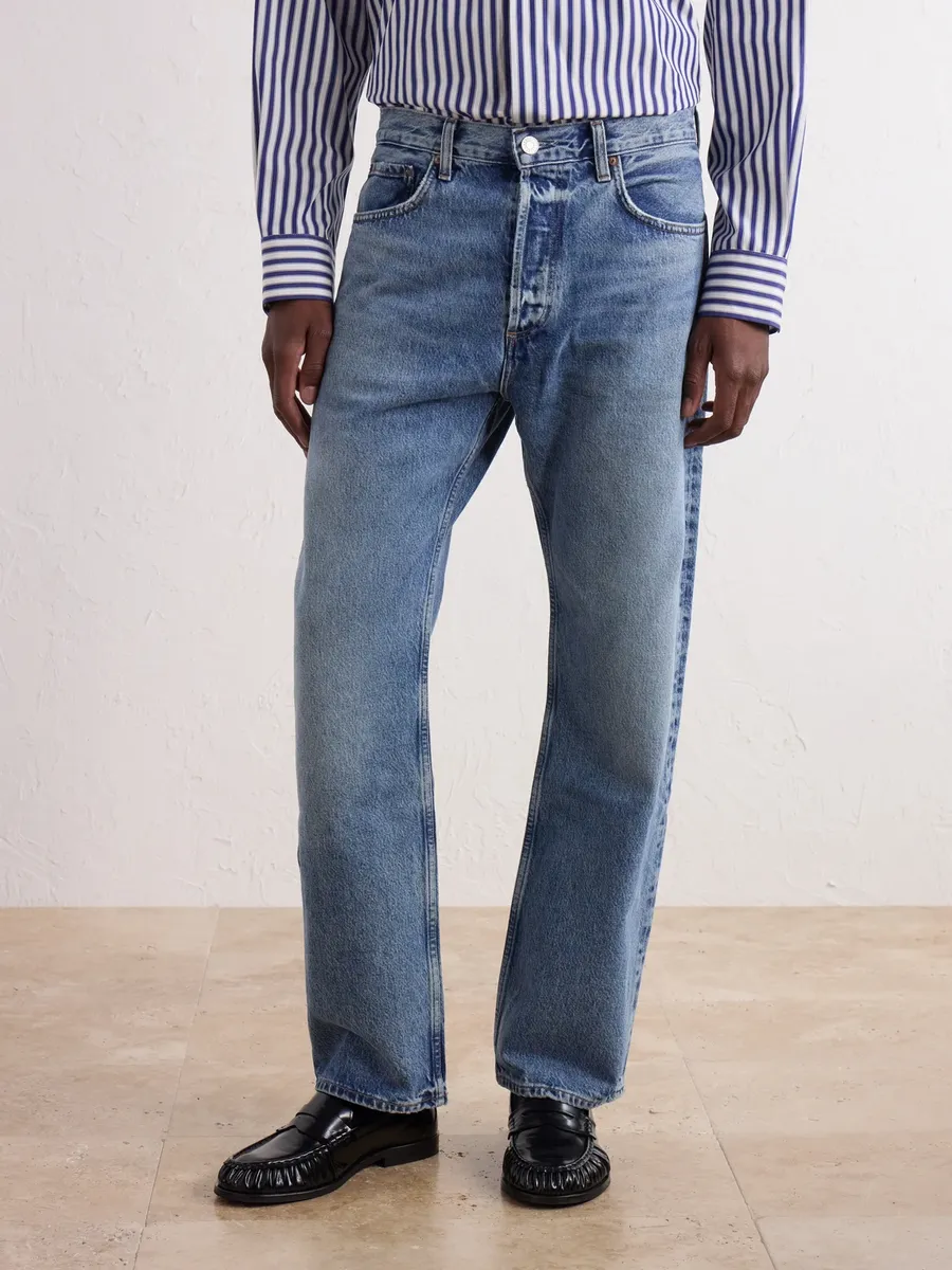 AGOLDE Magnus Straight-Leg Distressed Organic Cotton Jeans - Men | Thumbnail 3
