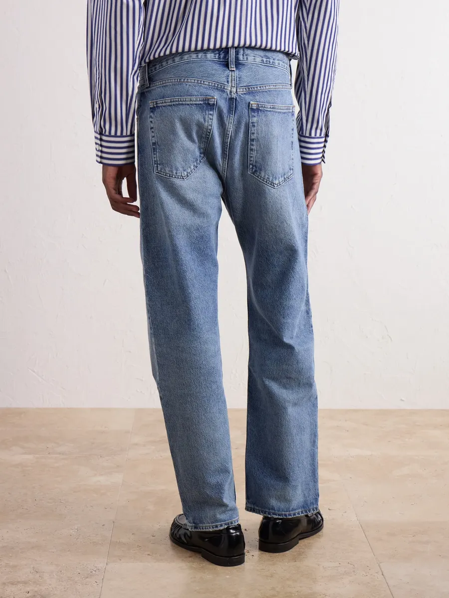 AGOLDE Magnus Straight-Leg Distressed Organic Cotton Jeans - Men | Thumbnail 4