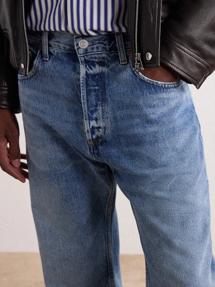 AGOLDE Magnus Straight-Leg Distressed Organic Cotton Jeans - Men | Thumbnail 5