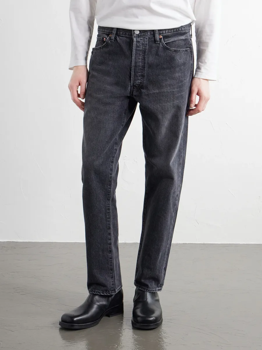 Aaron Levine 90's Straight-Leg Washed Jeans - Men | Thumbnail 3 Aaron Levine 90's Straight-Leg Washed Jeans - Men | Thumbnail 3