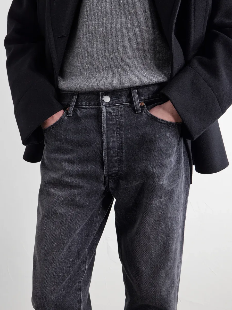 Aaron Levine 90's Straight-Leg Washed Jeans - Men | Thumbnail 5 Aaron Levine 90's Straight-Leg Washed Jeans - Men | Thumbnail 5
