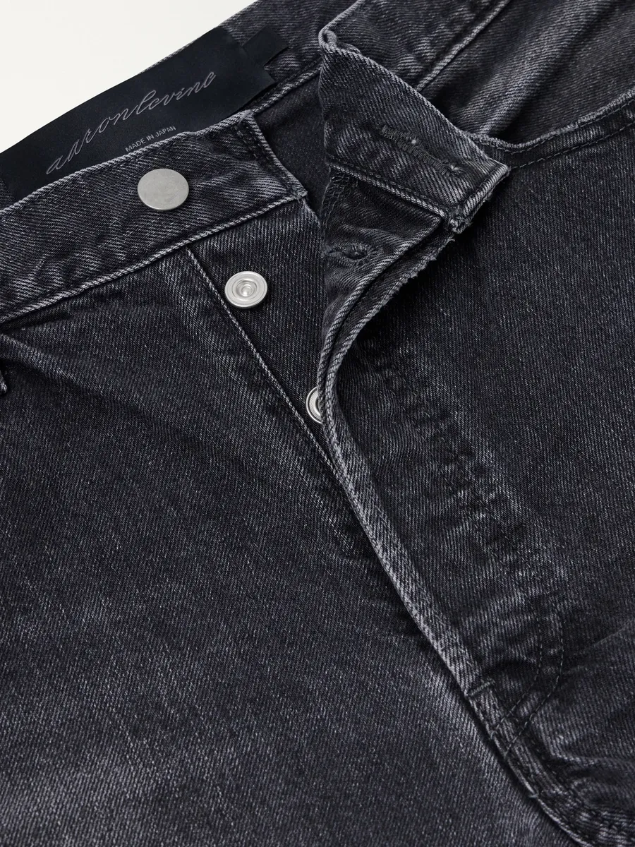 Aaron Levine 90's Straight-Leg Washed Jeans - Men | Thumbnail 6 Aaron Levine 90's Straight-Leg Washed Jeans - Men | Thumbnail 6