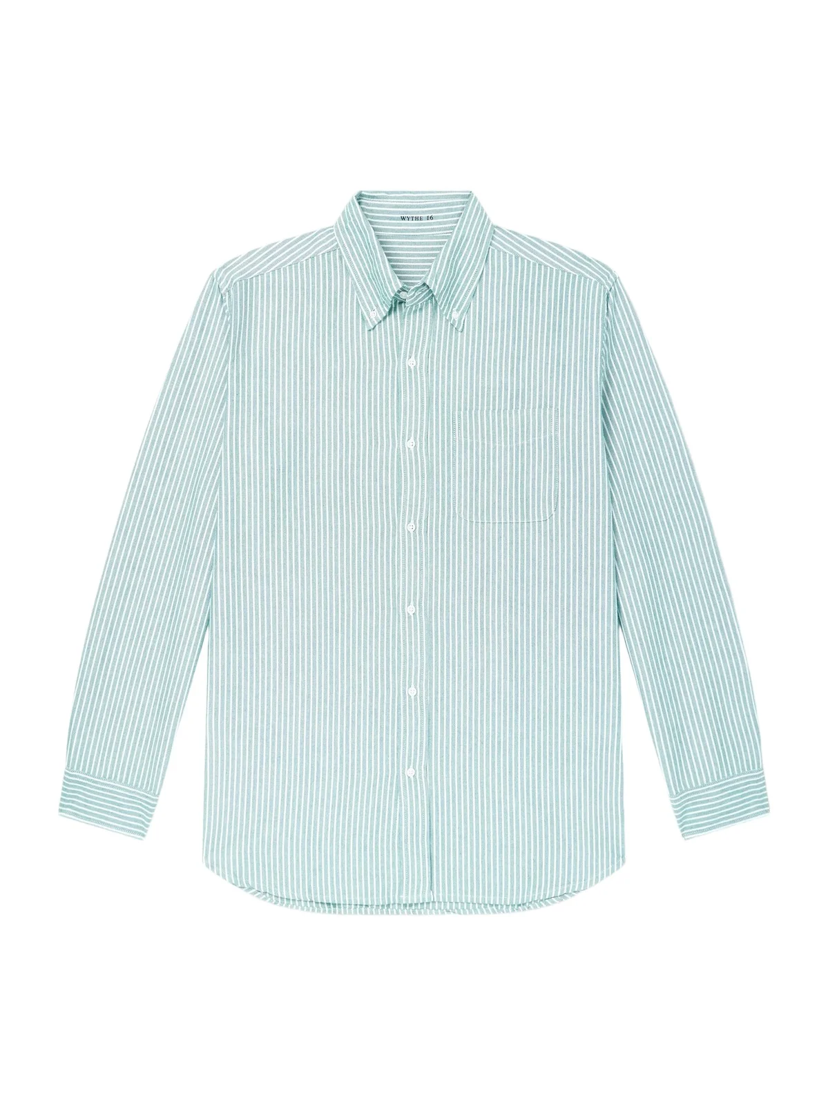 WYTHE Button-Down Collar Striped Cotton Oxford Shirt - Men