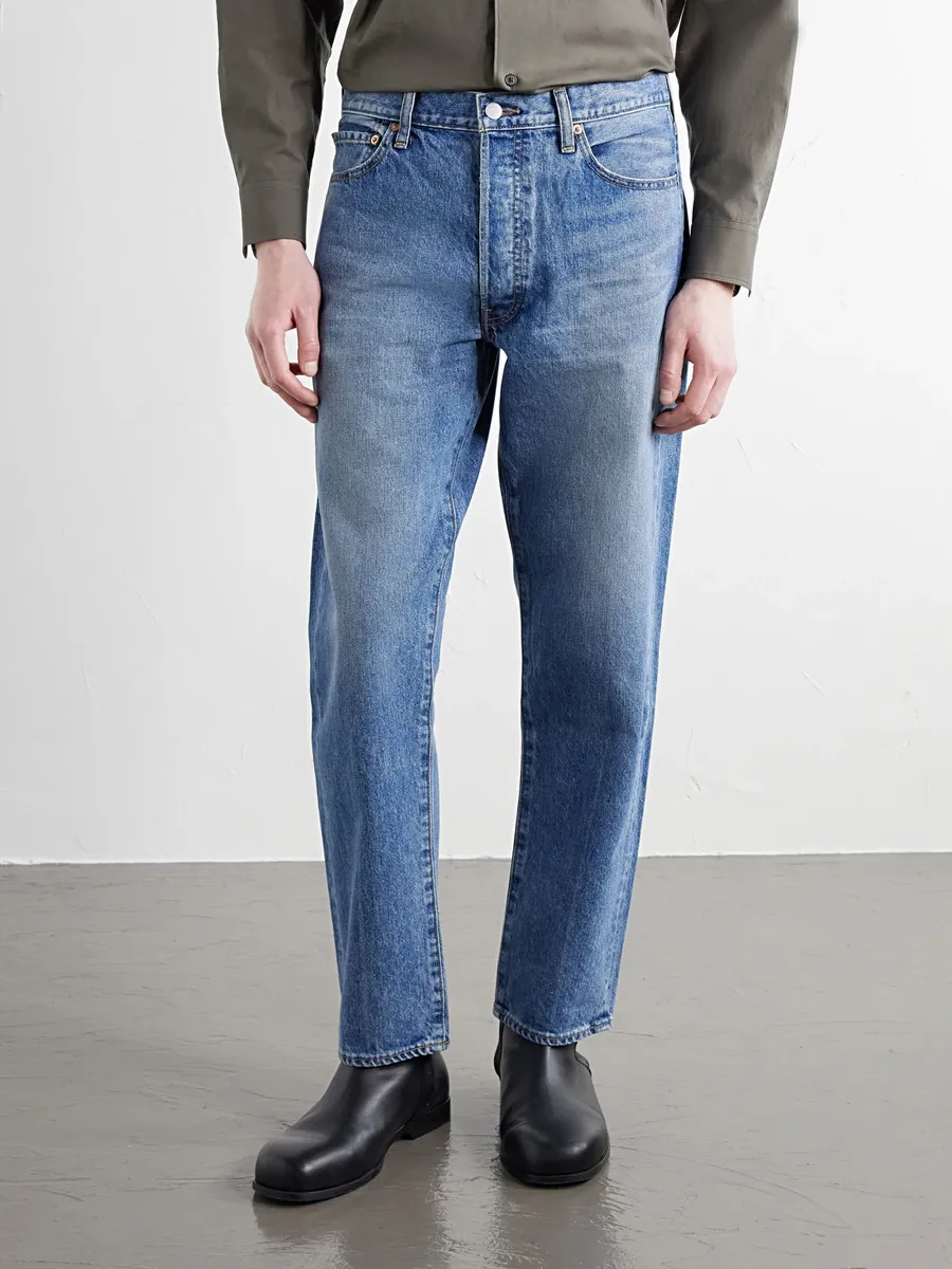 Aaron Levine 90's Straight-Leg Washed Jeans - Men | Thumbnail 3 Aaron Levine 90's Straight-Leg Washed Jeans - Men | Thumbnail 3