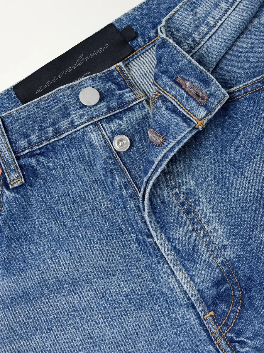 Aaron Levine 90's Straight-Leg Washed Jeans - Men | Thumbnail 6 Aaron Levine 90's Straight-Leg Washed Jeans - Men | Thumbnail 6