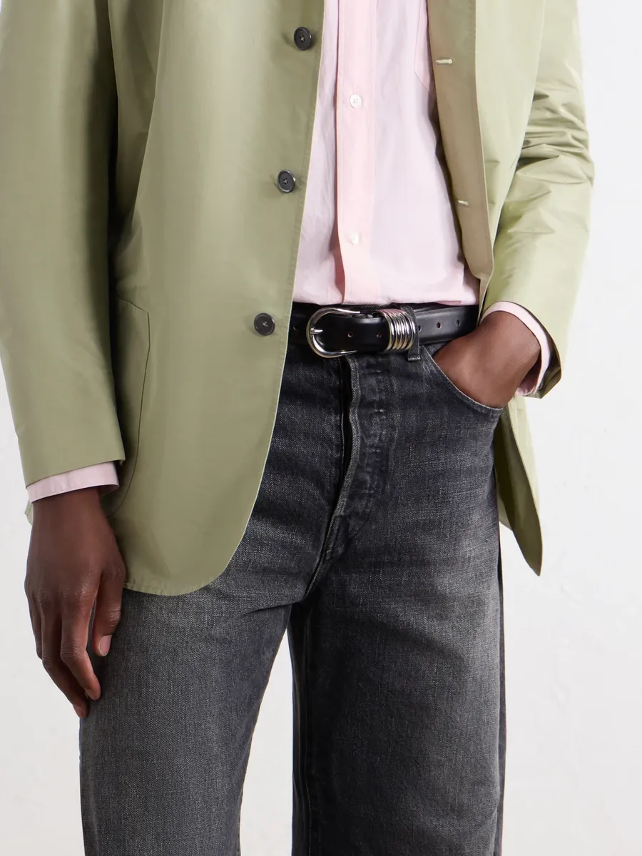 Déhanche Hollyhock 3cm Leather Belt - Men | Thumbnail 2 Déhanche Hollyhock 3cm Leather Belt - Men | Thumbnail 2