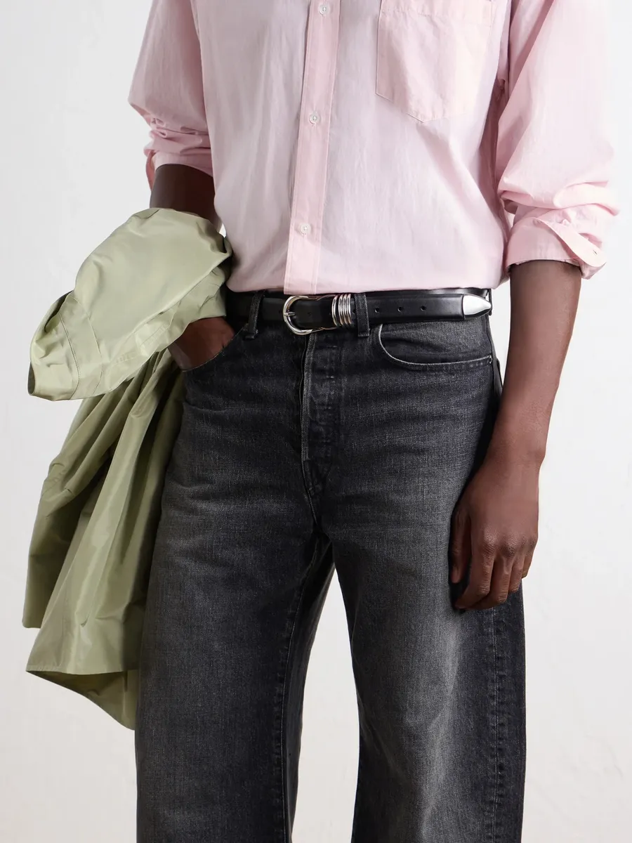 Déhanche Hollyhock 3cm Leather Belt - Men | Thumbnail 4 Déhanche Hollyhock 3cm Leather Belt - Men | Thumbnail 4