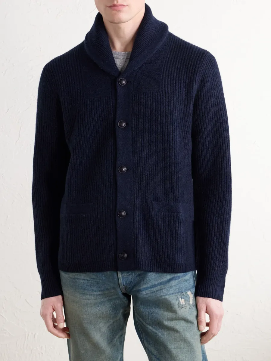 RRL Shawl-Collar Cashmere Cardigan - Men | Thumbnail 3 RRL Shawl-Collar Cashmere Cardigan - Men | Thumbnail 3