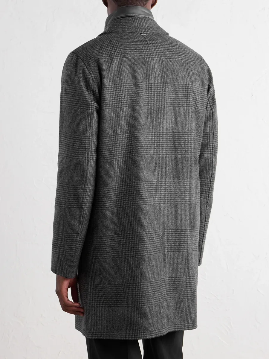 HERNO Padded Wool-Blend Tweed Coat - Men | Thumbnail 4