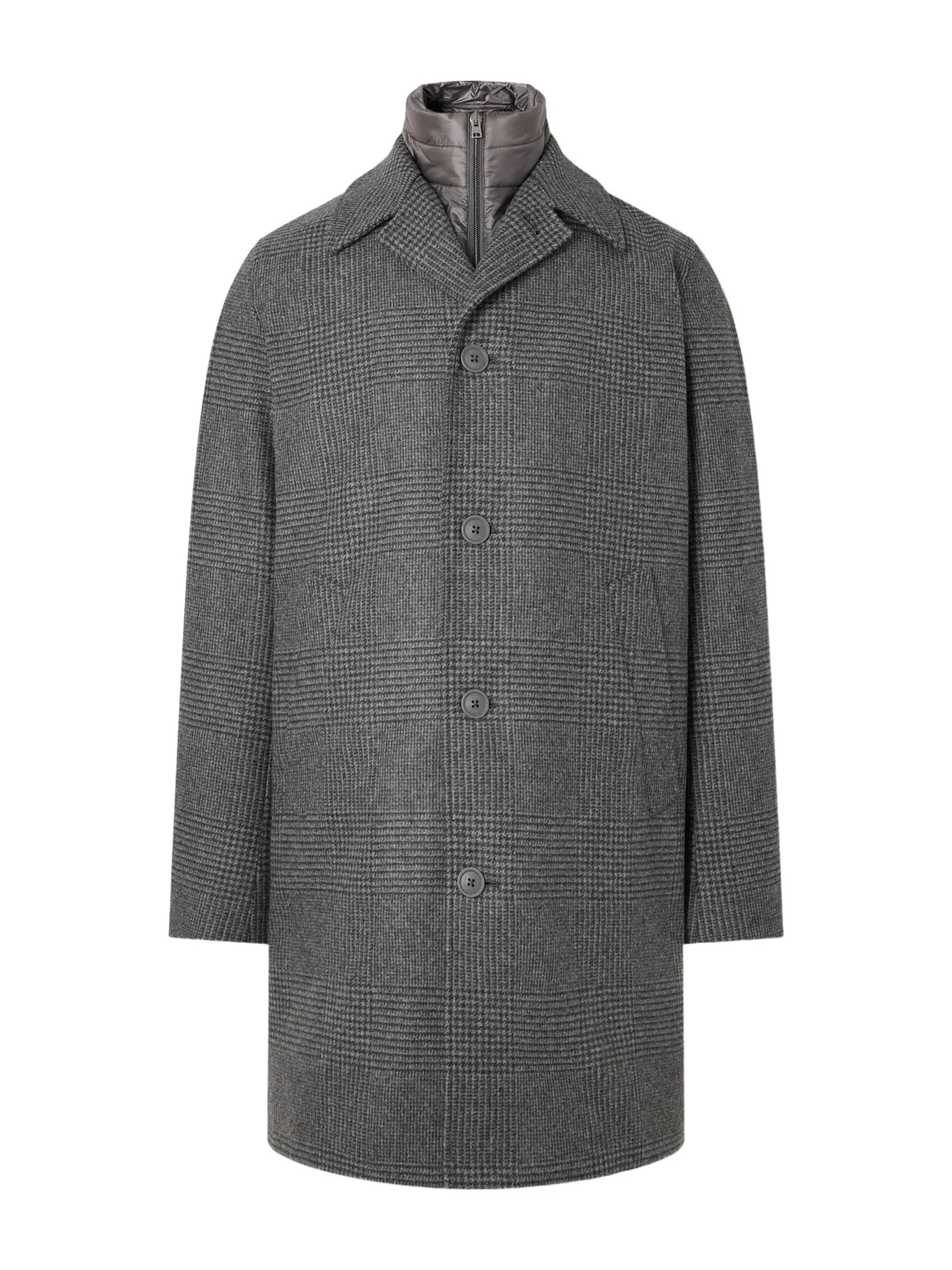 HERNO Padded Wool-Blend Tweed Coat - Men
