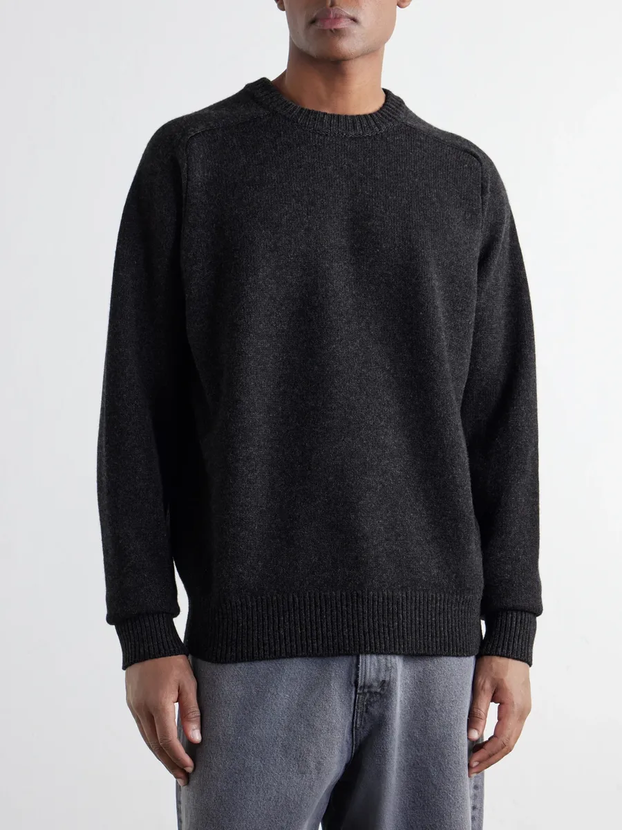 A.PRESSE Paneled Wool Sweater - Men | Thumbnail 3 A.PRESSE Paneled Wool Sweater - Men | Thumbnail 3
