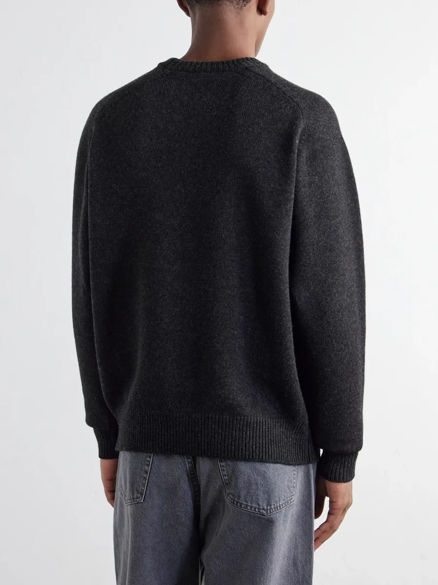 A.PRESSE Paneled Wool Sweater - Men | Thumbnail 4 A.PRESSE Paneled Wool Sweater - Men | Thumbnail 4
