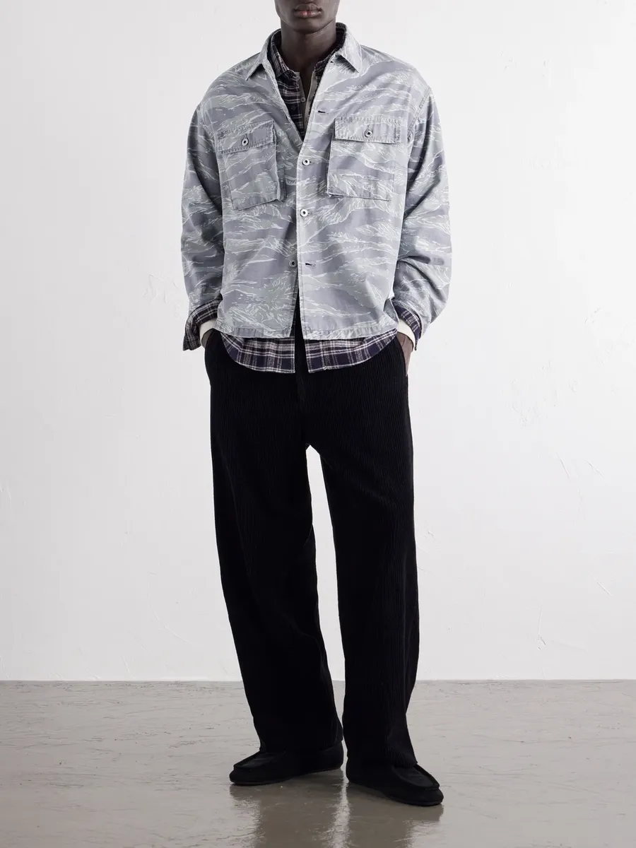 A.PRESSE Printed Cotton Jacket - Men | Thumbnail 2 A.PRESSE Printed Cotton Jacket - Men | Thumbnail 2