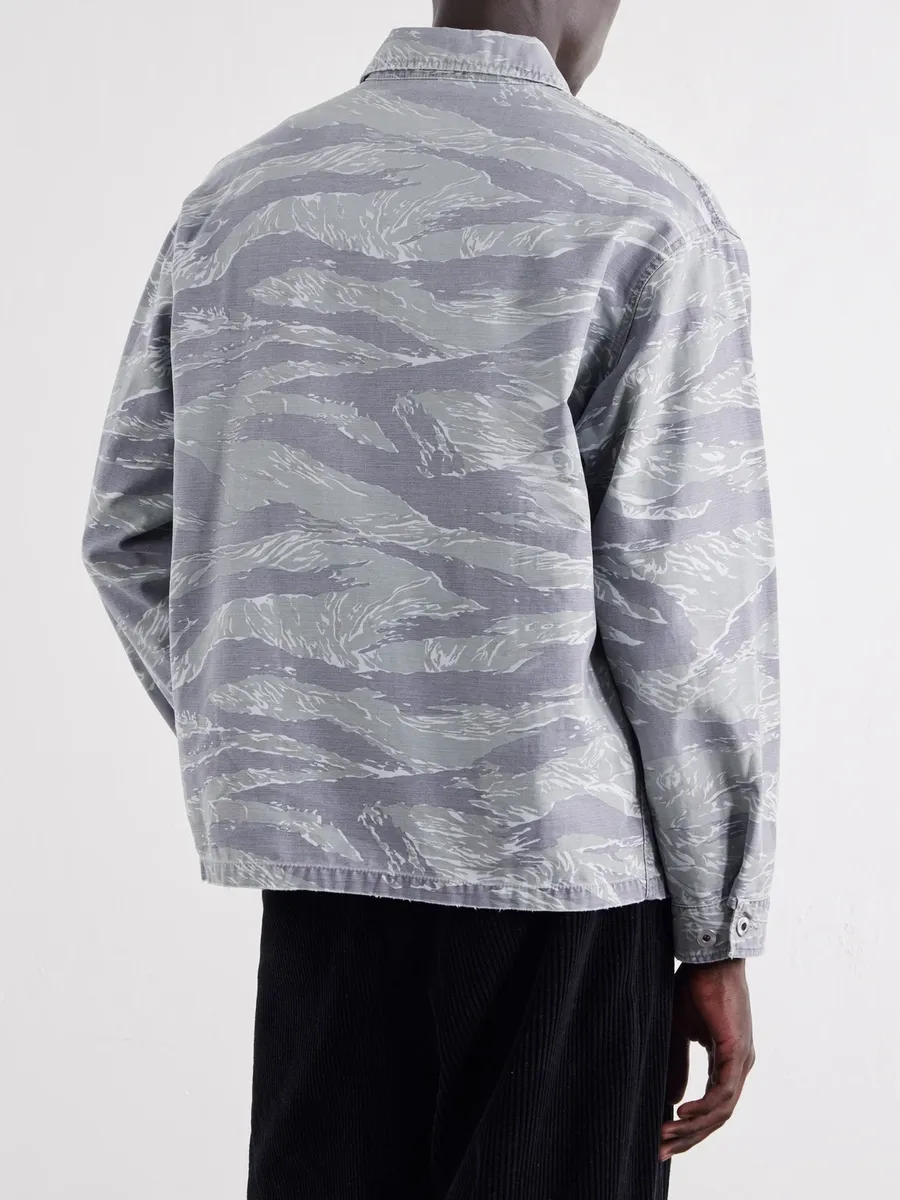 A.PRESSE Printed Cotton Jacket - Men | Thumbnail 4 A.PRESSE Printed Cotton Jacket - Men | Thumbnail 4