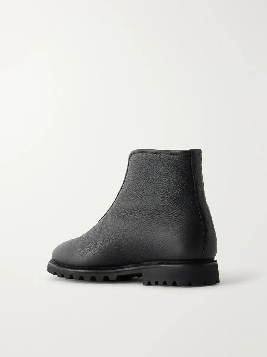 MORJAS Alpine Shearling-Lined Leather Chelsea Boots - Men | Thumbnail 4