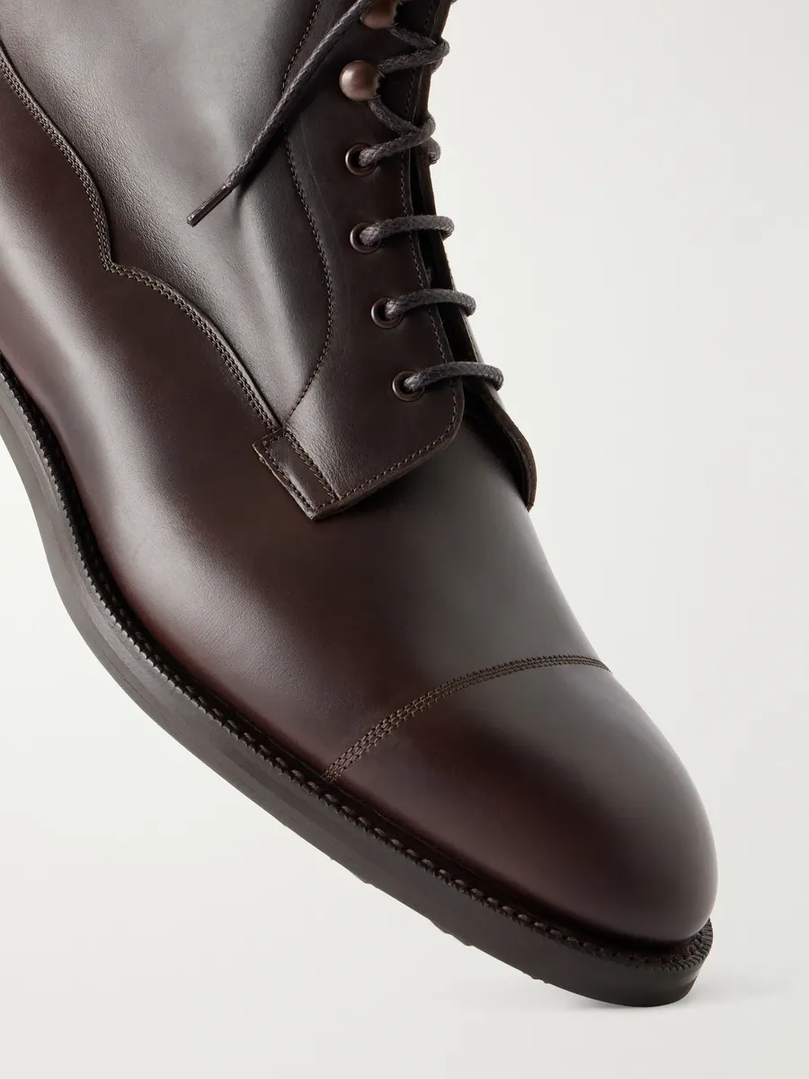 Edward Green Galway Cap-Toe Leather Boots - Men | Thumbnail 5 Edward Green Galway Cap-Toe Leather Boots - Men | Thumbnail 5