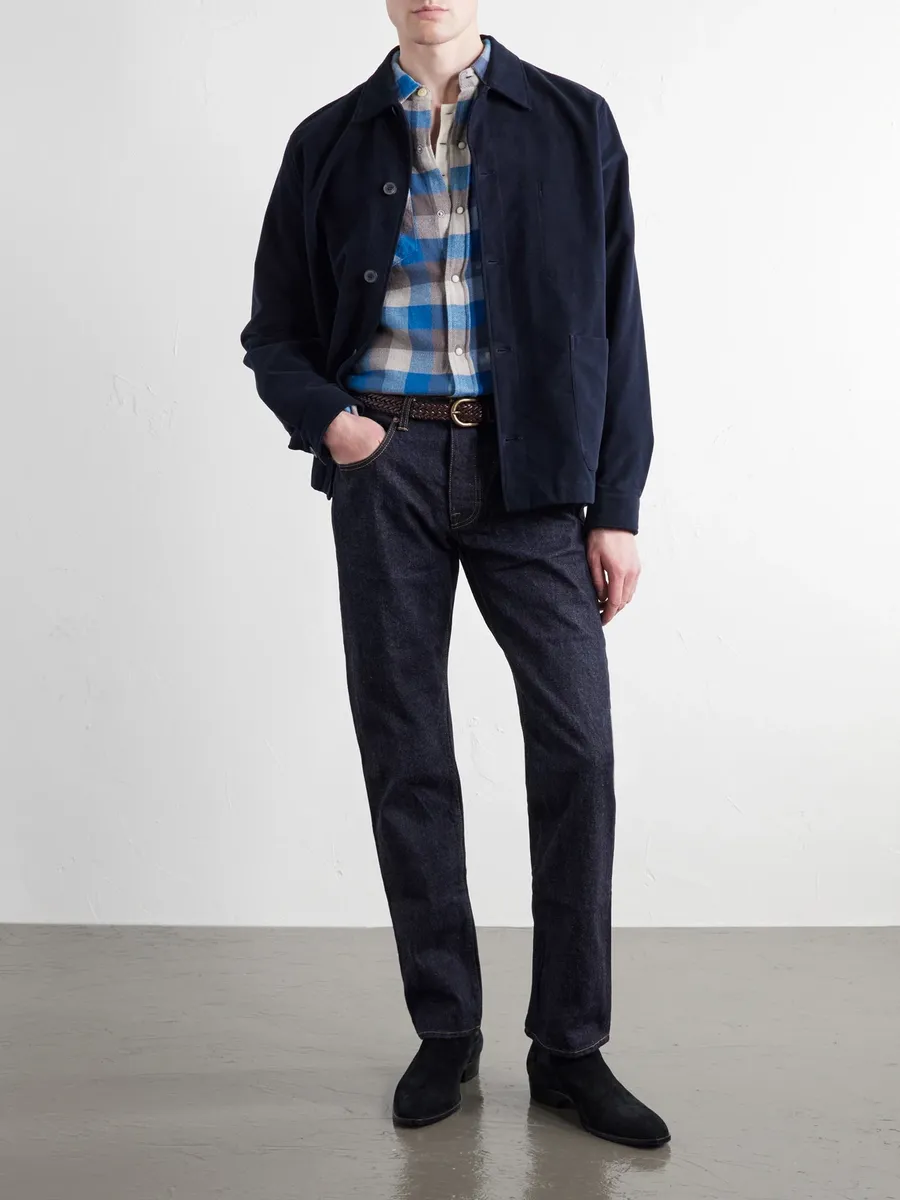 WYTHE Checked Cotton-Flannel Western Shirt - Men | Thumbnail 2