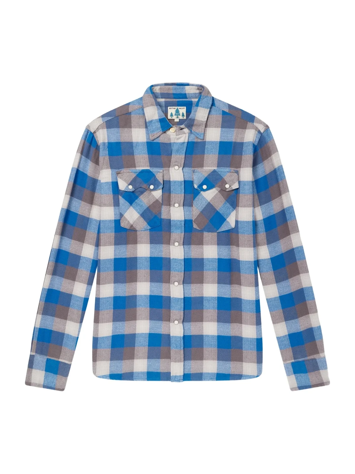 WYTHE Checked Cotton-Flannel Western Shirt - Men
