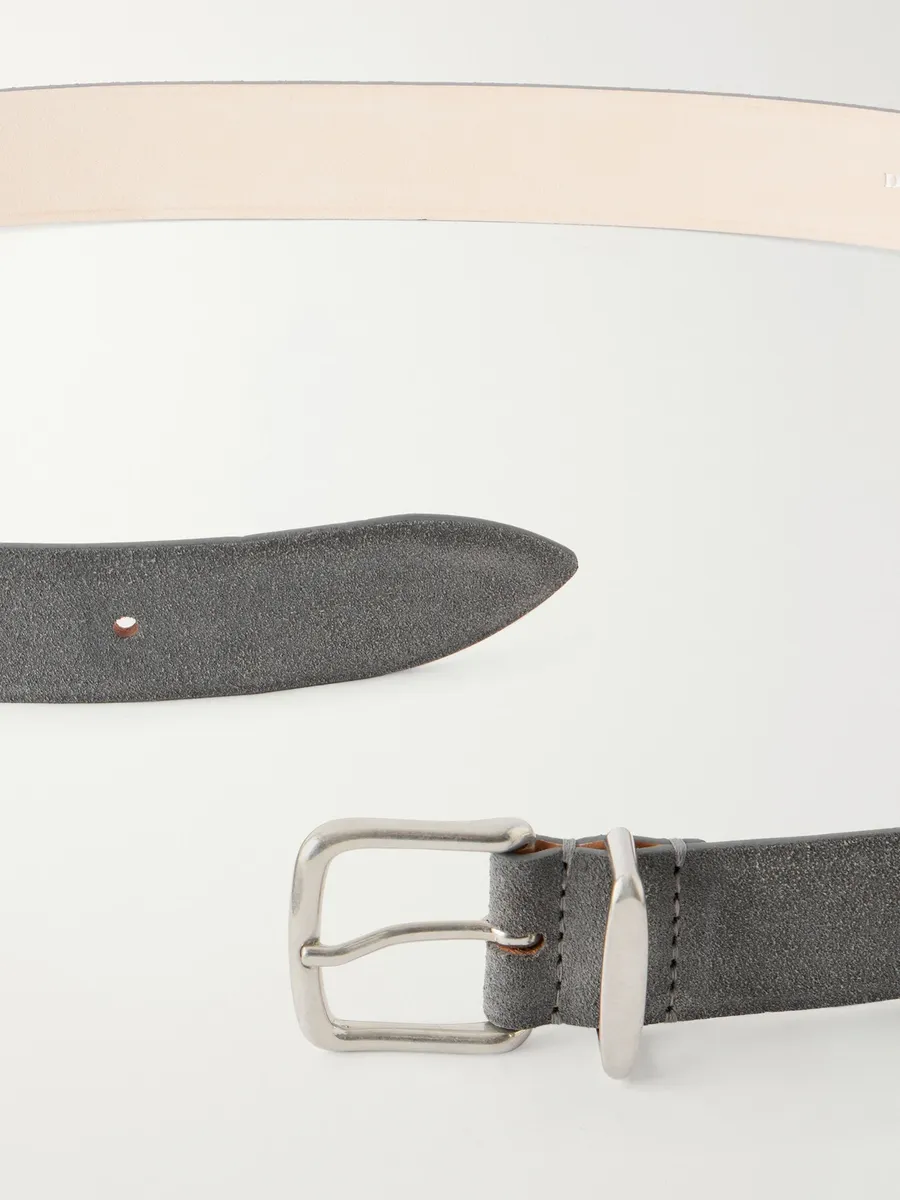 Déhanche Jorre 2.5cm Suede Belt - Men | Thumbnail 2 Déhanche Jorre 2.5cm Suede Belt - Men | Thumbnail 2