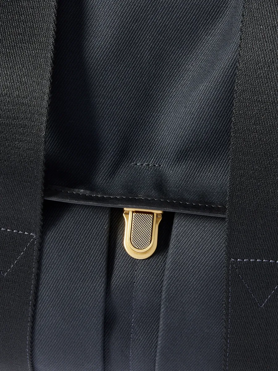 Bleu de Chauffe Musette Business Leather and Webbing-Trimmed Canvas Weekend Bag - Men | Thumbnail 4 Bleu de Chauffe Musette Business Leather and Webbing-Trimmed Canvas Weekend Bag - Men | Thumbnail 4