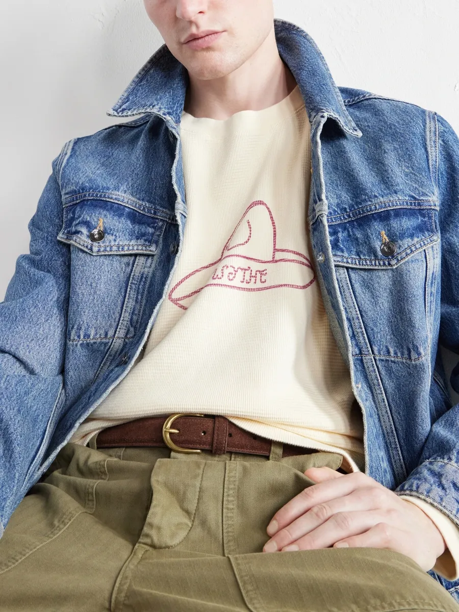 WYTHE Embroidered Waffle-Knit Cotton T-Shirt - Men | Thumbnail 5 WYTHE Embroidered Waffle-Knit Cotton T-Shirt - Men | Thumbnail 5