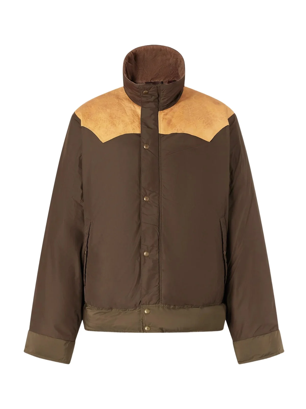 RRL Padded Leather-Trimmed Shell Jacket - Men