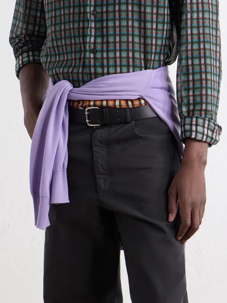 Déhanche Hutch 3cm Leather Belt - Men | Thumbnail 2 Déhanche Hutch 3cm Leather Belt - Men | Thumbnail 2