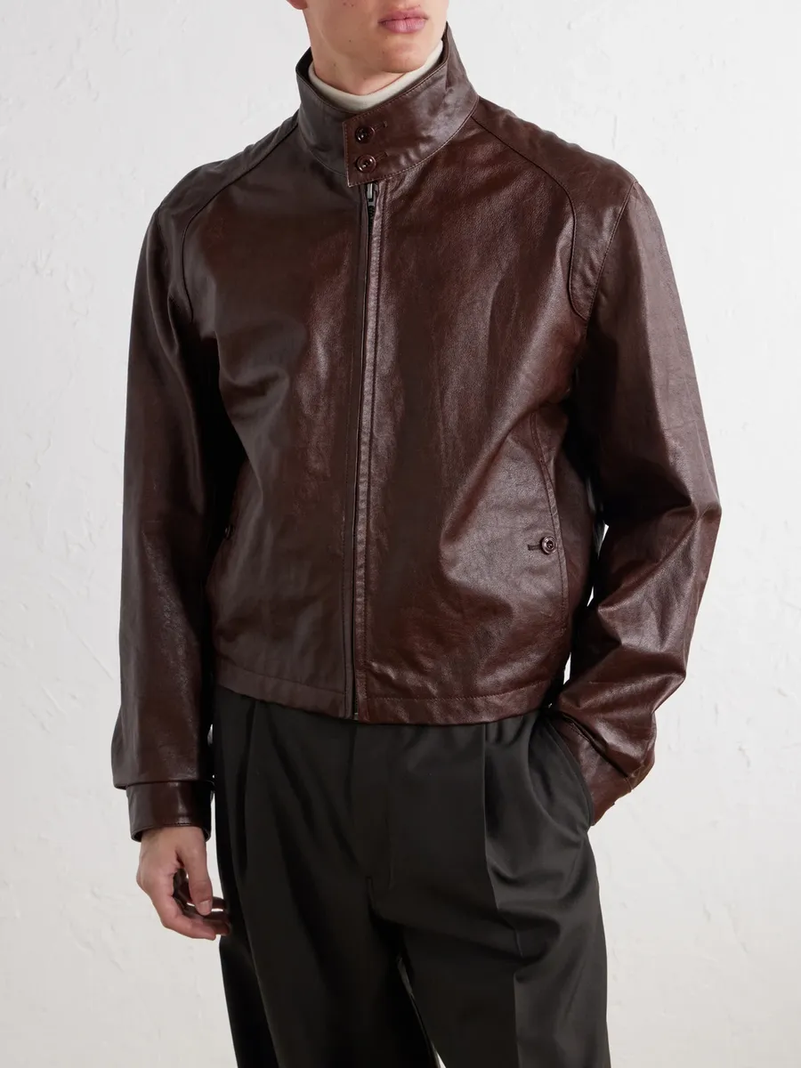 Lemaire Leather Jacket - Men | Thumbnail 3 Lemaire Leather Jacket - Men | Thumbnail 3