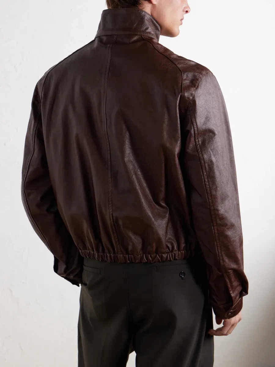 Lemaire Leather Jacket - Men | Thumbnail 4 Lemaire Leather Jacket - Men | Thumbnail 4