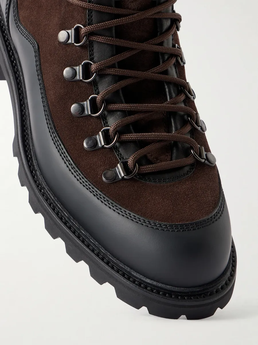 MORJAS Leather-Trimmed Suede Hiking Boots - Men | Thumbnail 5