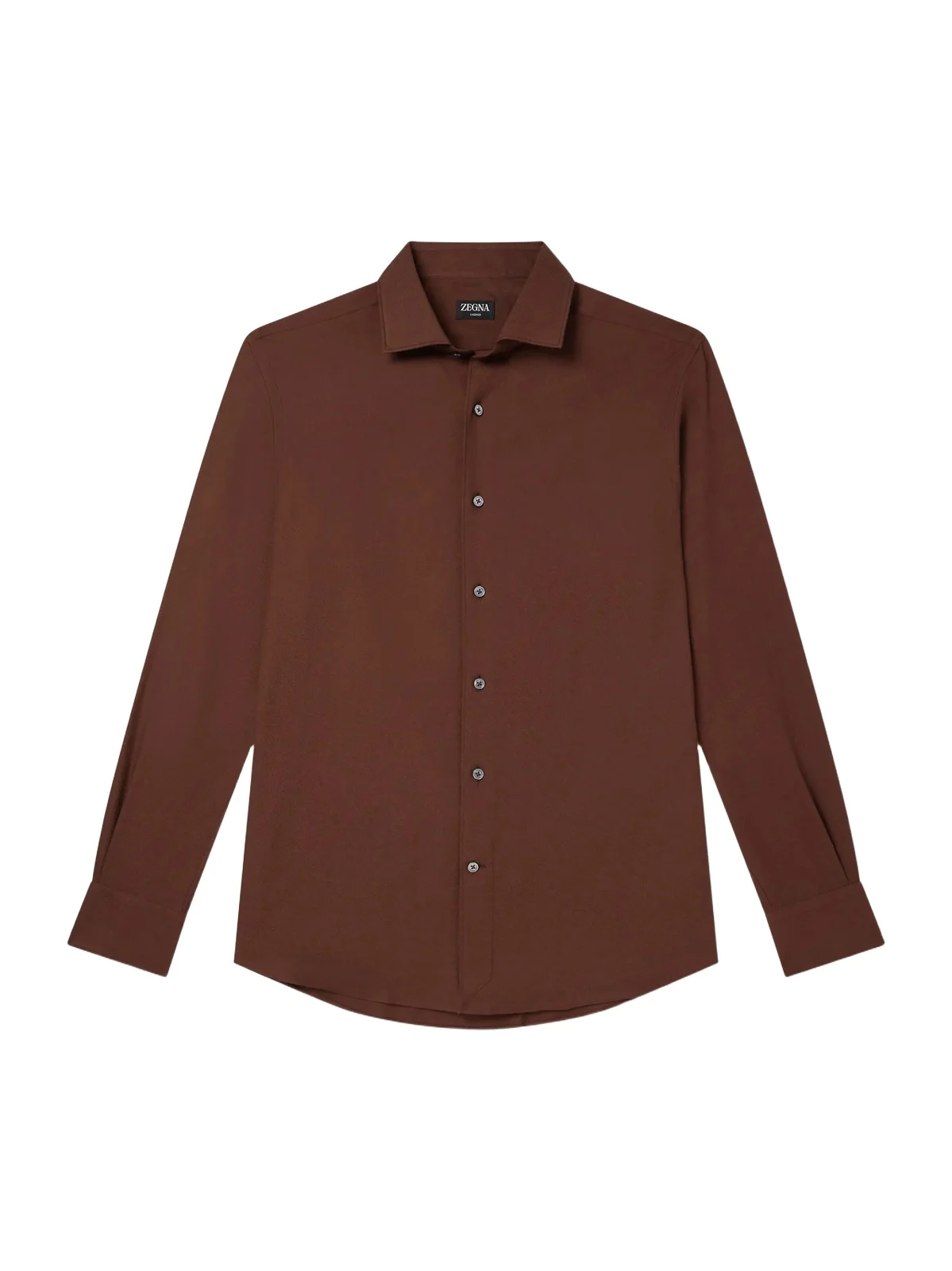 Zegna Cotton and Cashmere-Blend Twill Shirt - Men