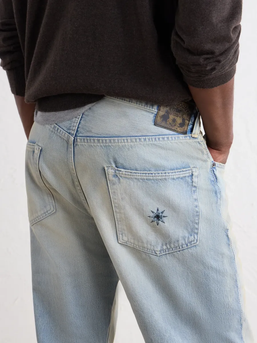 FULLCOUNT Straight-Leg Distressed Jeans - Men | Thumbnail 5 FULLCOUNT Straight-Leg Distressed Jeans - Men | Thumbnail 5