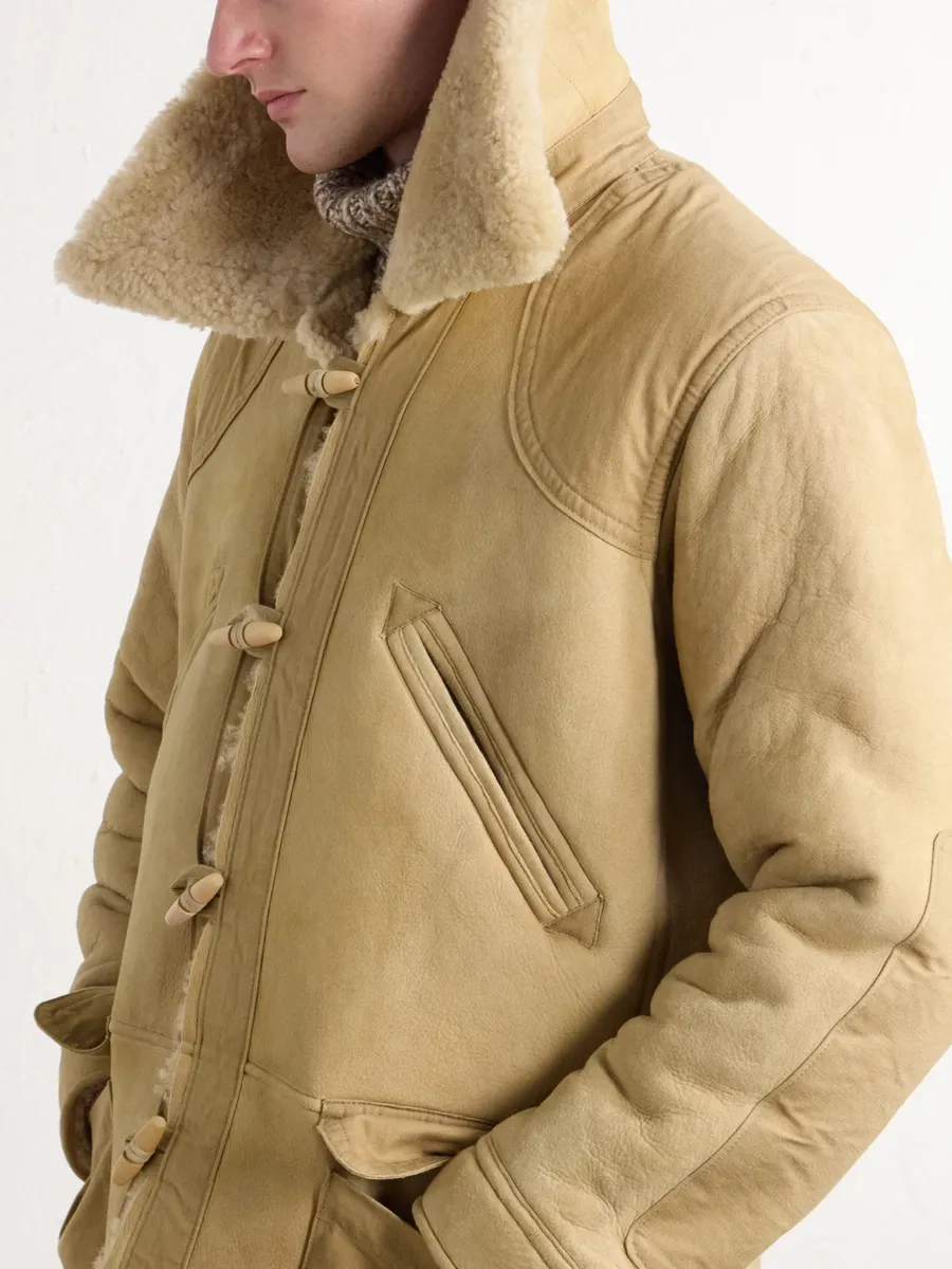 RRL Canvas-Trimmed Shearling Jacket - Men | Thumbnail 5
