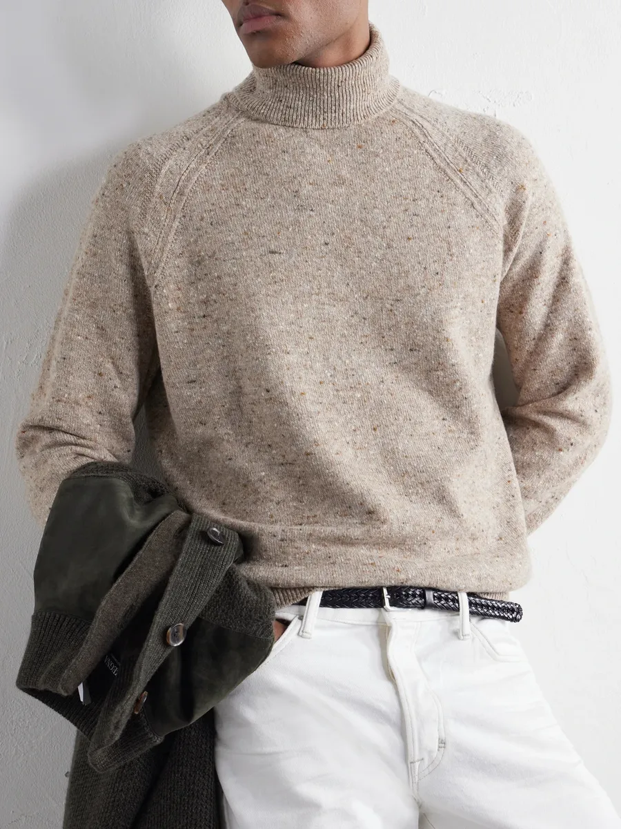 Zegna Wool-Blend Rollneck Sweater - Men | Thumbnail 5