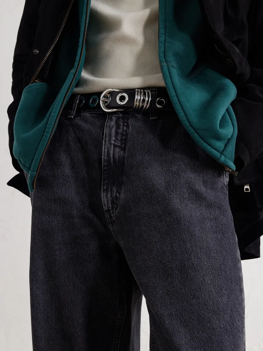 Déhanche 4cm Studded Leather Belt - Men | Thumbnail 3