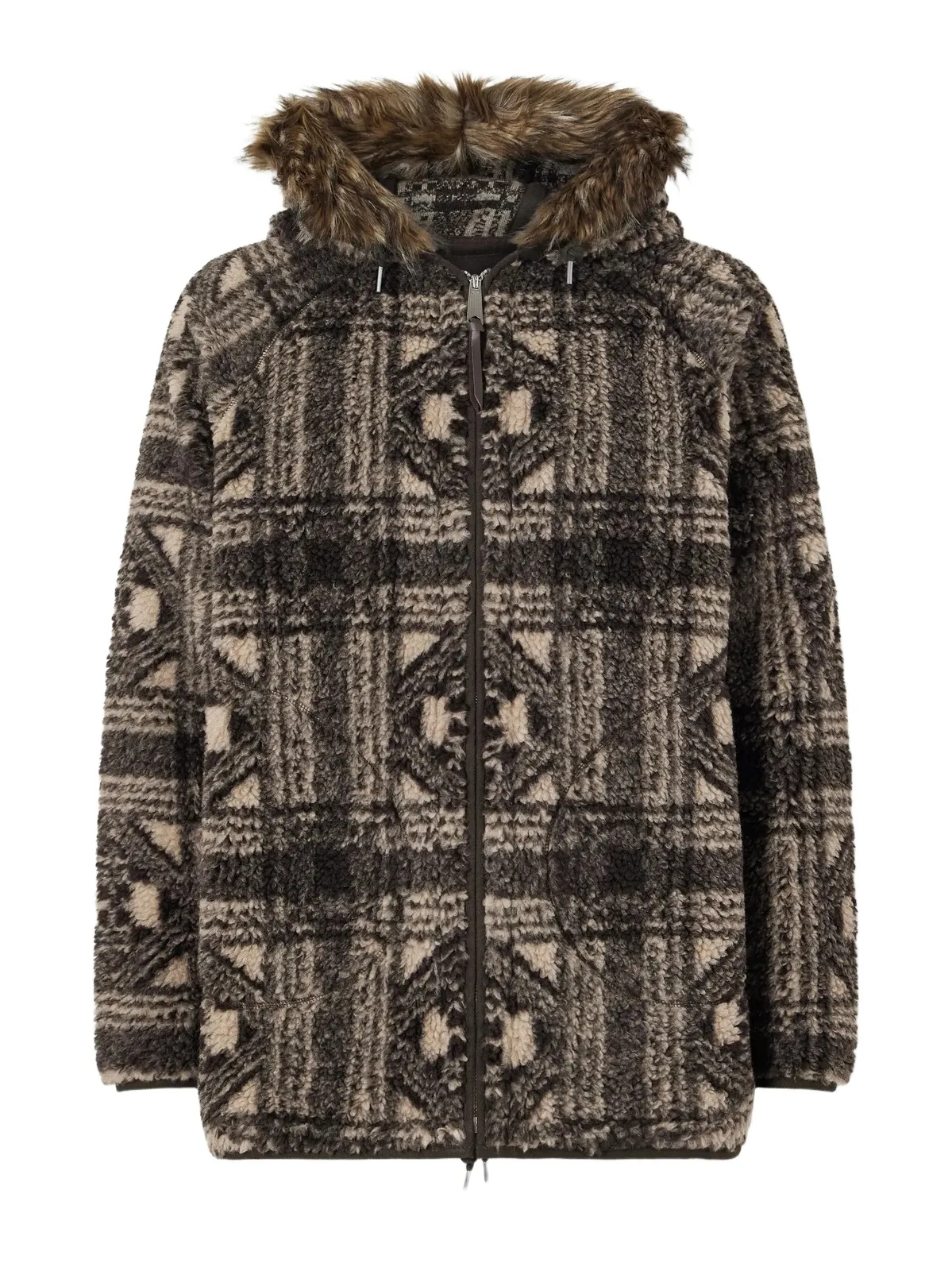 RRL Hooded Plush-Trimmed Fleece Jacket - Men