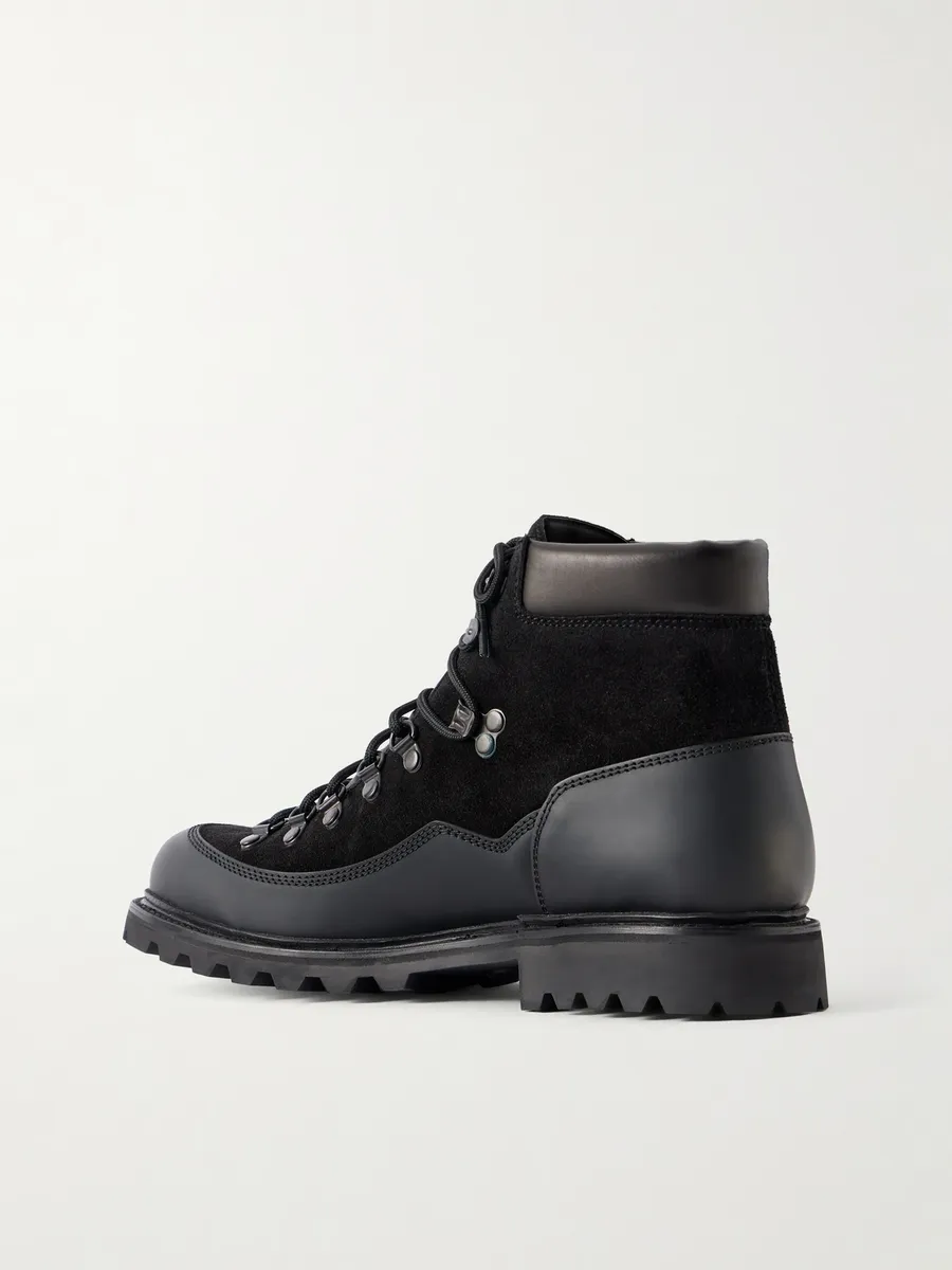 MORJAS Leather-Trimmed Suede Hiking Boots - Men | Thumbnail 4