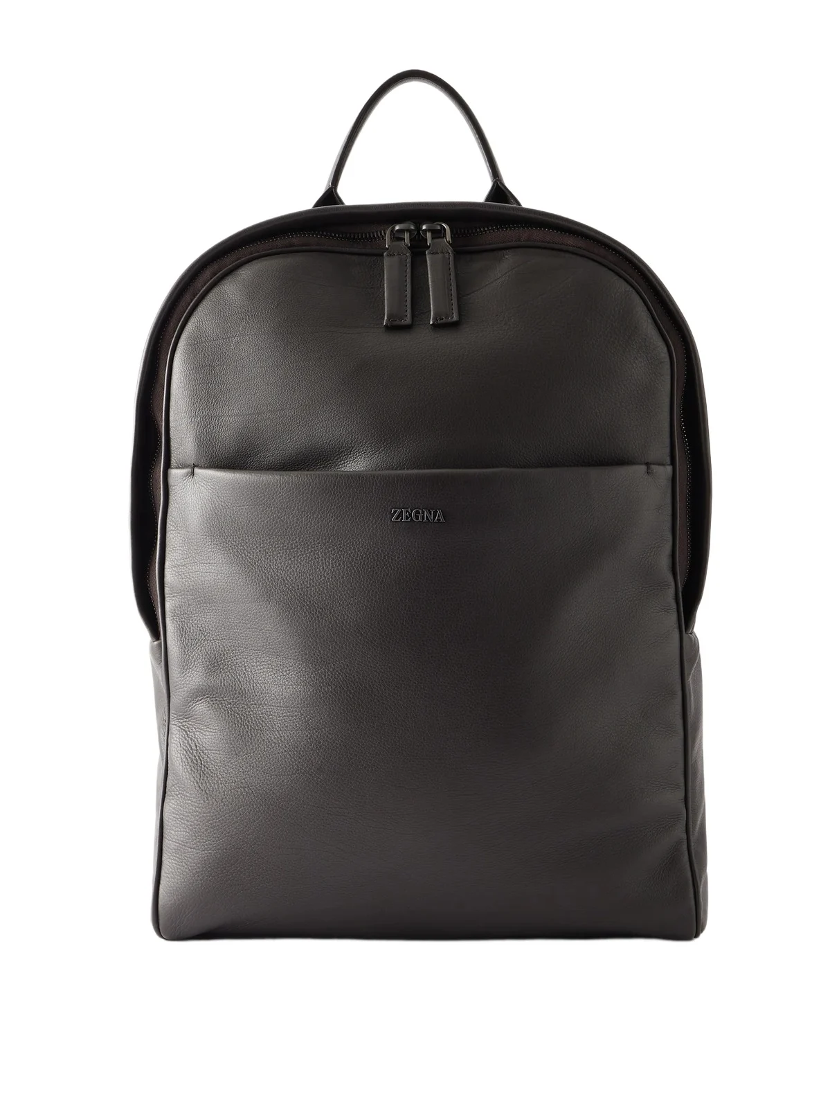 Zegna Leather Backpack - Men