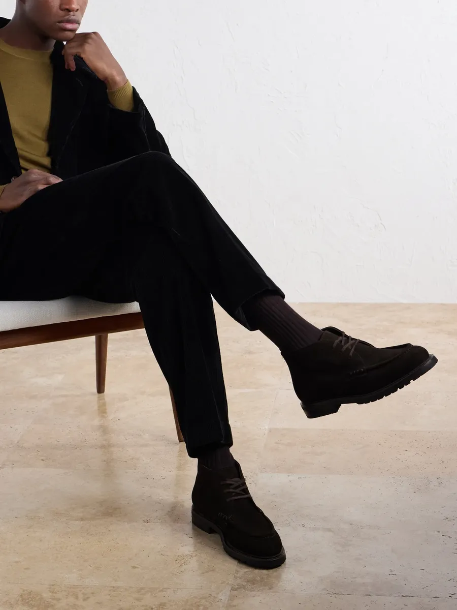 MORJAS Moc Toe Chukka Suede Desert Boots - Men | Thumbnail 2