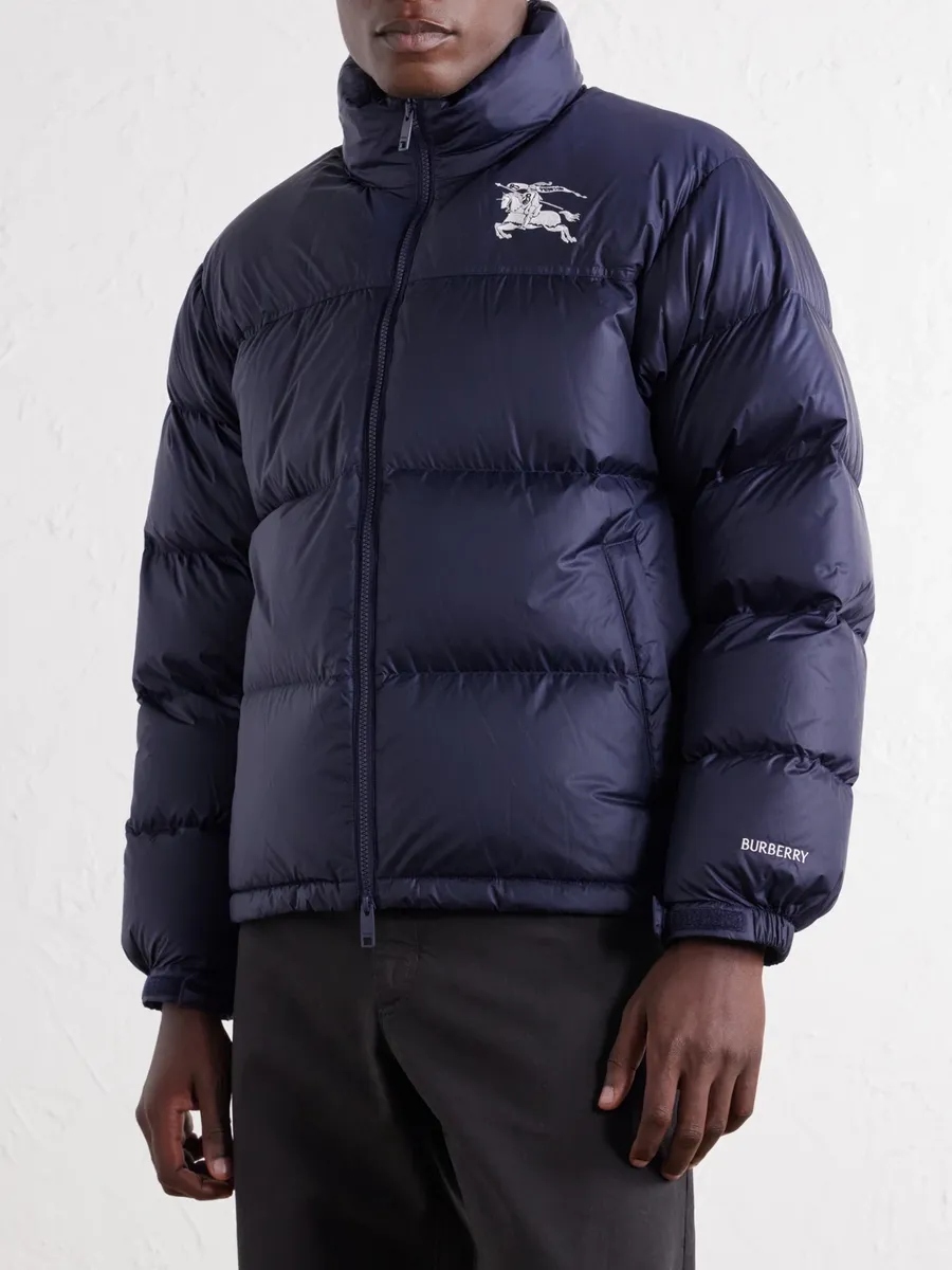 Burberry Highlands Logo-Embroidered Quilted Shell Down Jacket - Men | Thumbnail 3 Burberry Highlands Logo-Embroidered Quilted Shell Down Jacket - Men | Thumbnail 3