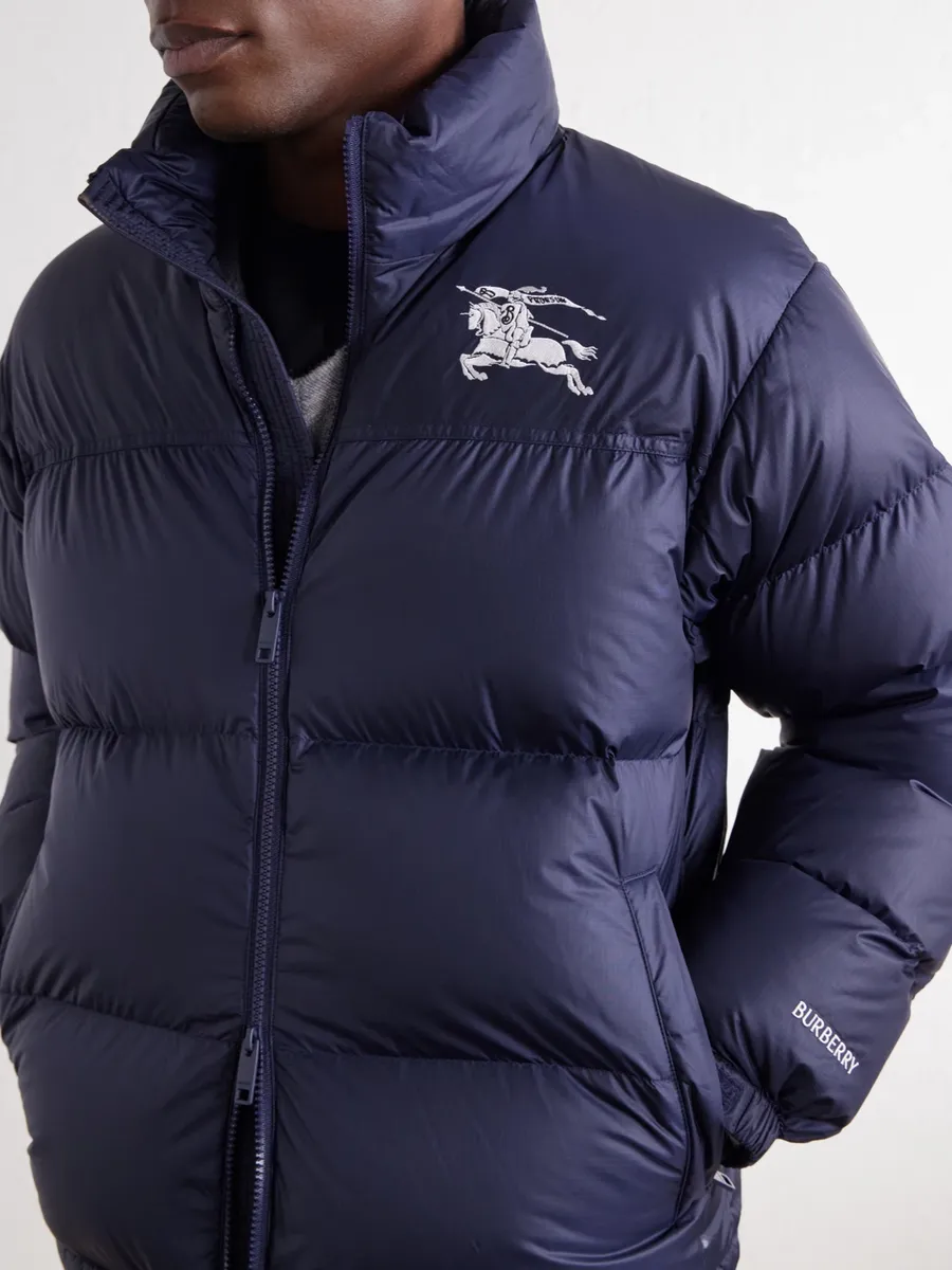 Burberry Highlands Logo-Embroidered Quilted Shell Down Jacket - Men | Thumbnail 5 Burberry Highlands Logo-Embroidered Quilted Shell Down Jacket - Men | Thumbnail 5