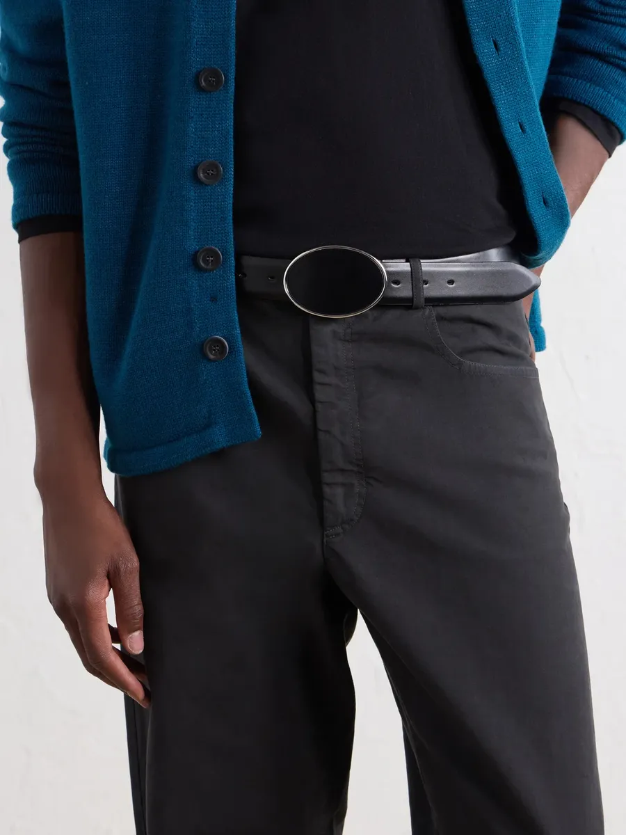 Déhanche Flint 2.5 cm Leather Belt - Men | Thumbnail 3
