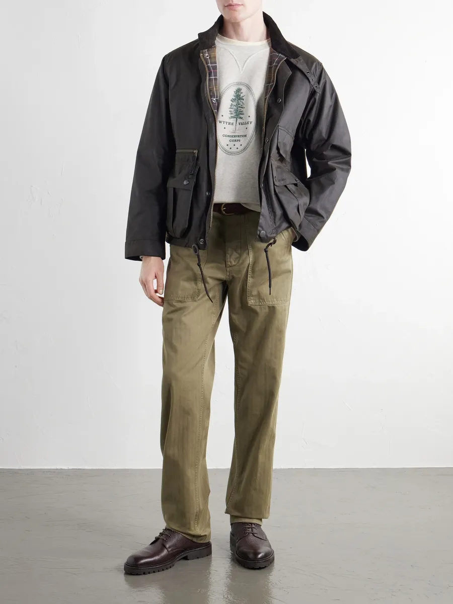 WYTHE Conservation Corps Printed Organic Cotton-Fleece Sweatshirt - Men | Thumbnail 2
