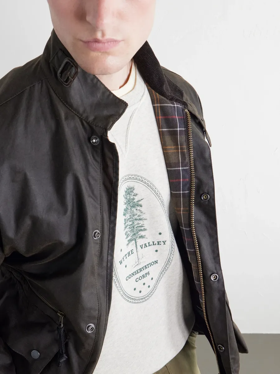 WYTHE Conservation Corps Printed Organic Cotton-Fleece Sweatshirt - Men | Thumbnail 5