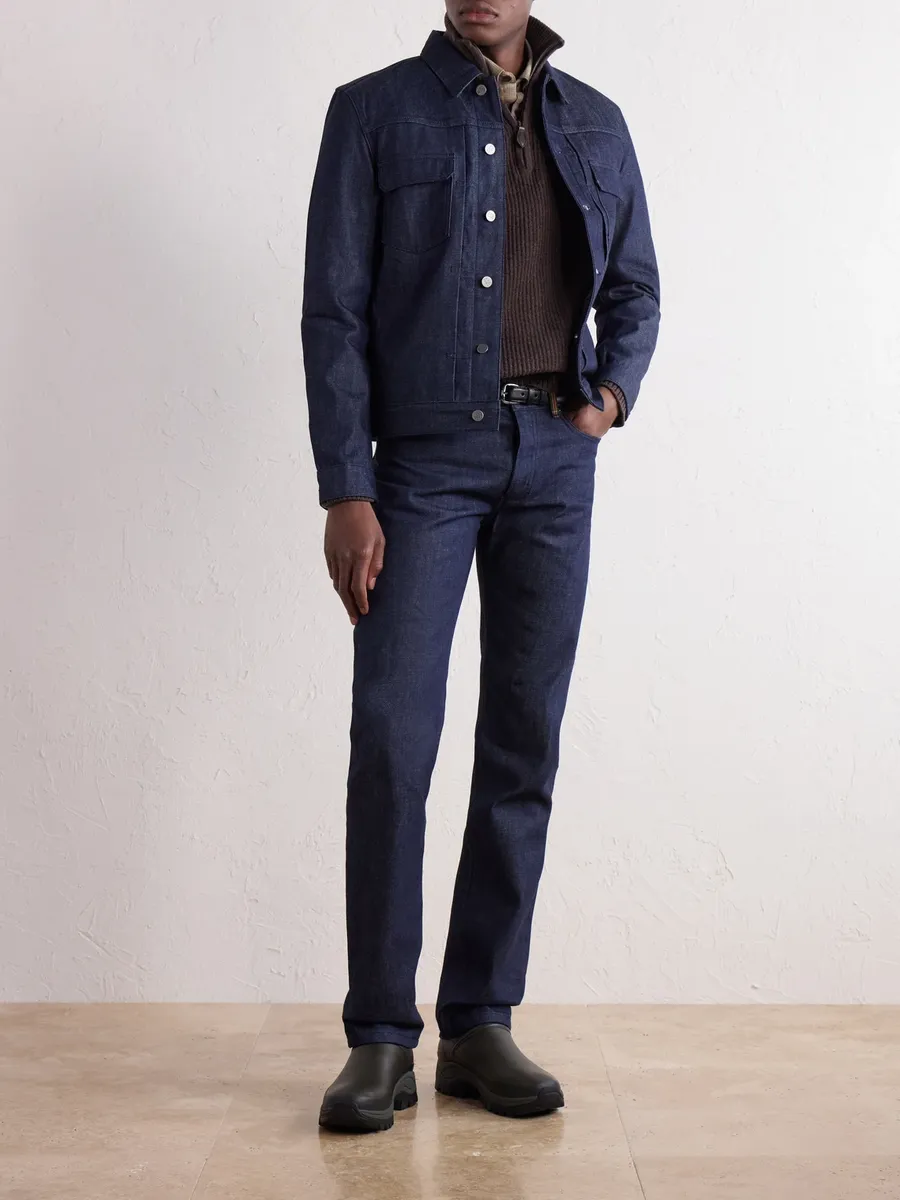 Barbour A.P.C. Denim Jacket - Men | Thumbnail 2 Barbour A.P.C. Denim Jacket - Men | Thumbnail 2