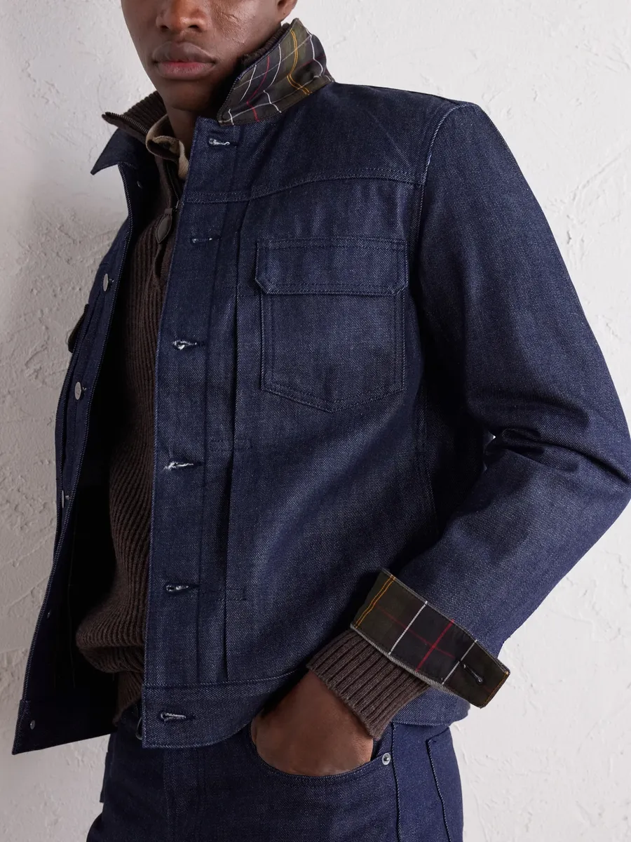 Barbour A.P.C. Denim Jacket - Men | Thumbnail 5 Barbour A.P.C. Denim Jacket - Men | Thumbnail 5