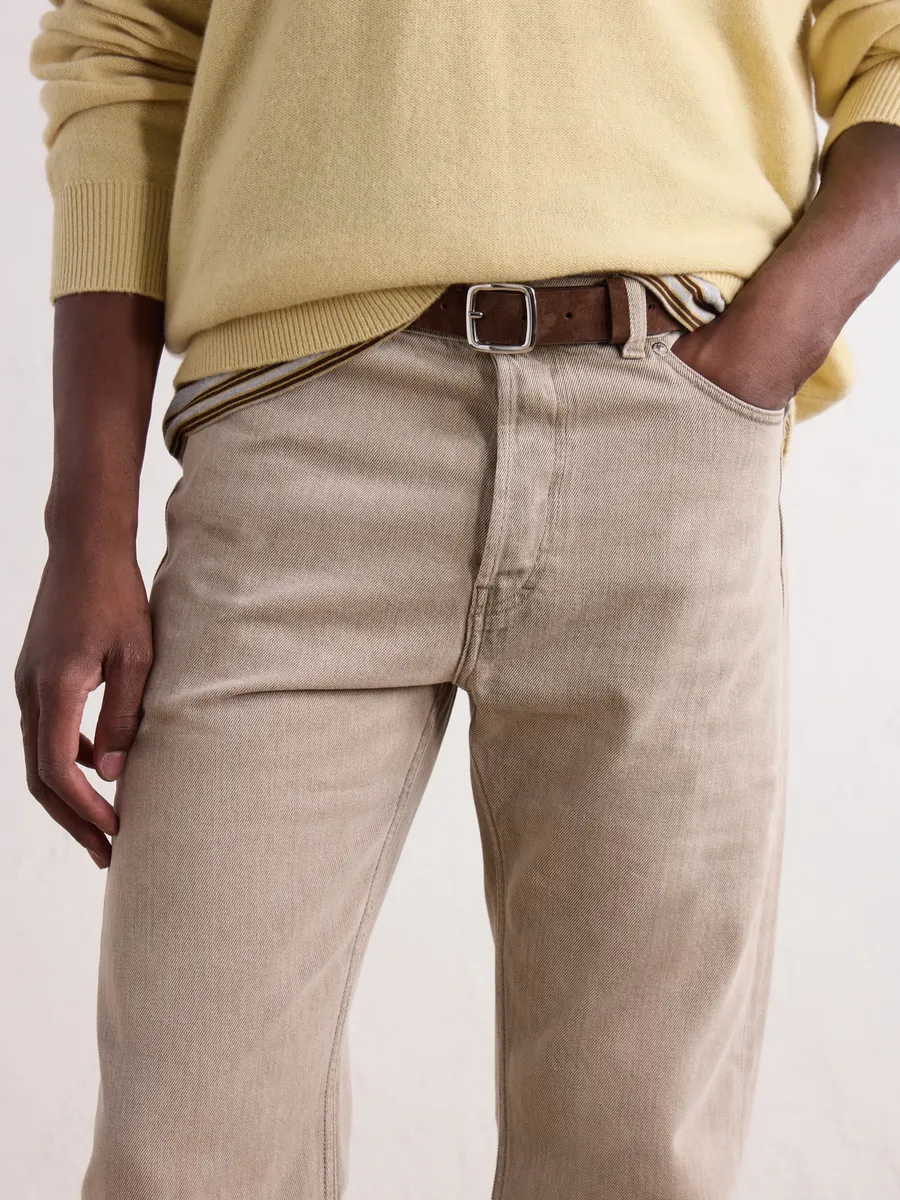 Déhanche 2.5cm Baptiste Suede Belt - Men | Thumbnail 3 Déhanche 2.5cm Baptiste Suede Belt - Men | Thumbnail 3