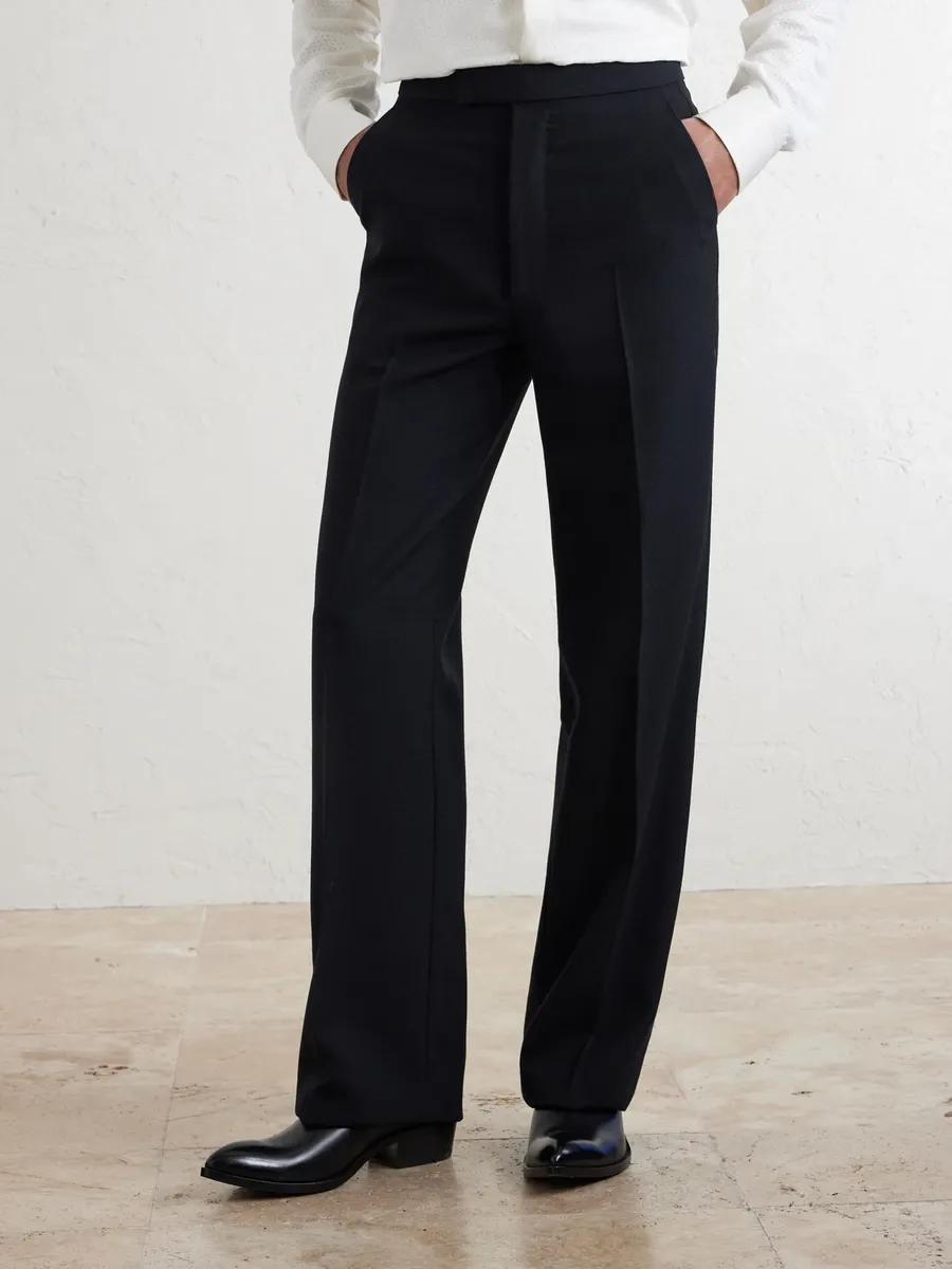 Tom Ford Straight-Leg Wool Trousers - Men | Thumbnail 3 Tom Ford Straight-Leg Wool Trousers - Men | Thumbnail 3