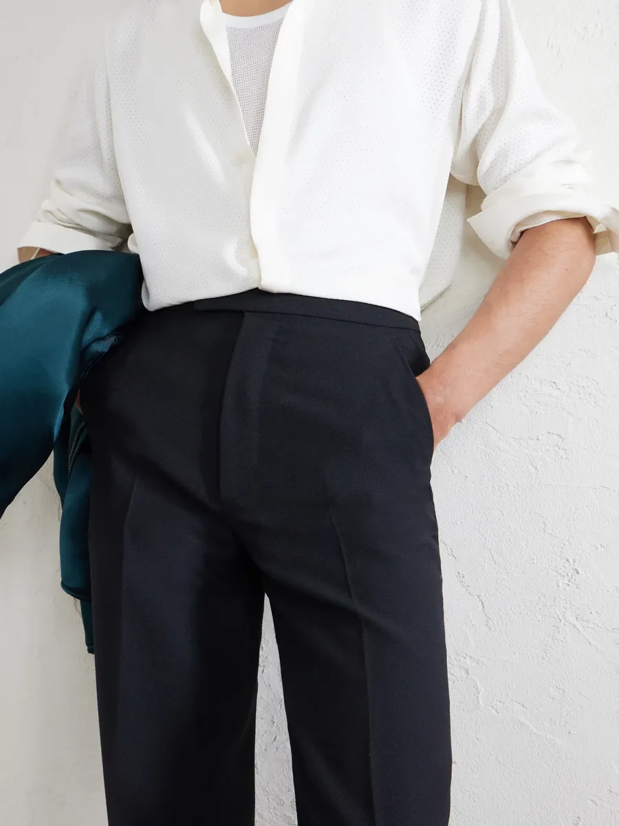 Tom Ford Straight-Leg Wool Trousers - Men | Thumbnail 5 Tom Ford Straight-Leg Wool Trousers - Men | Thumbnail 5